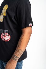 black cotton t shirt with photo print (copy)