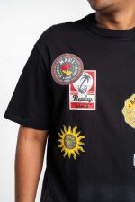 black cotton t shirt with photo print (copy)