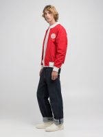 imperial red varsity bomber jacket