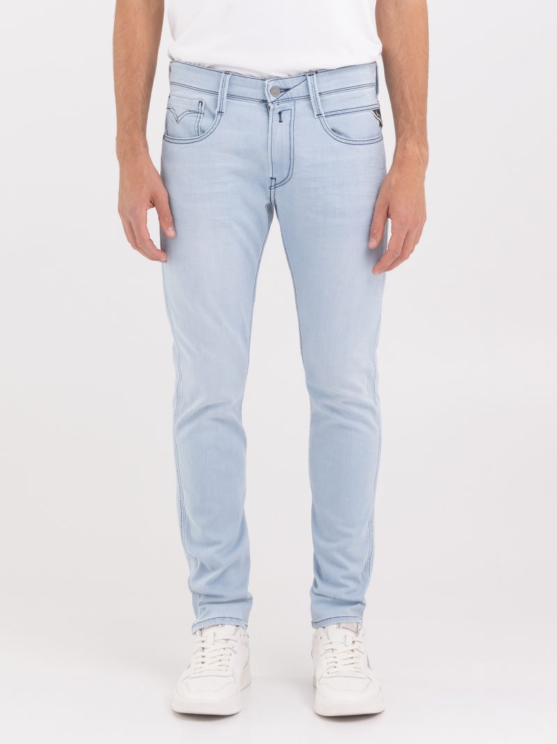 military green 10.5 oz bull hyperflex stretch anbass slim denim (copy)