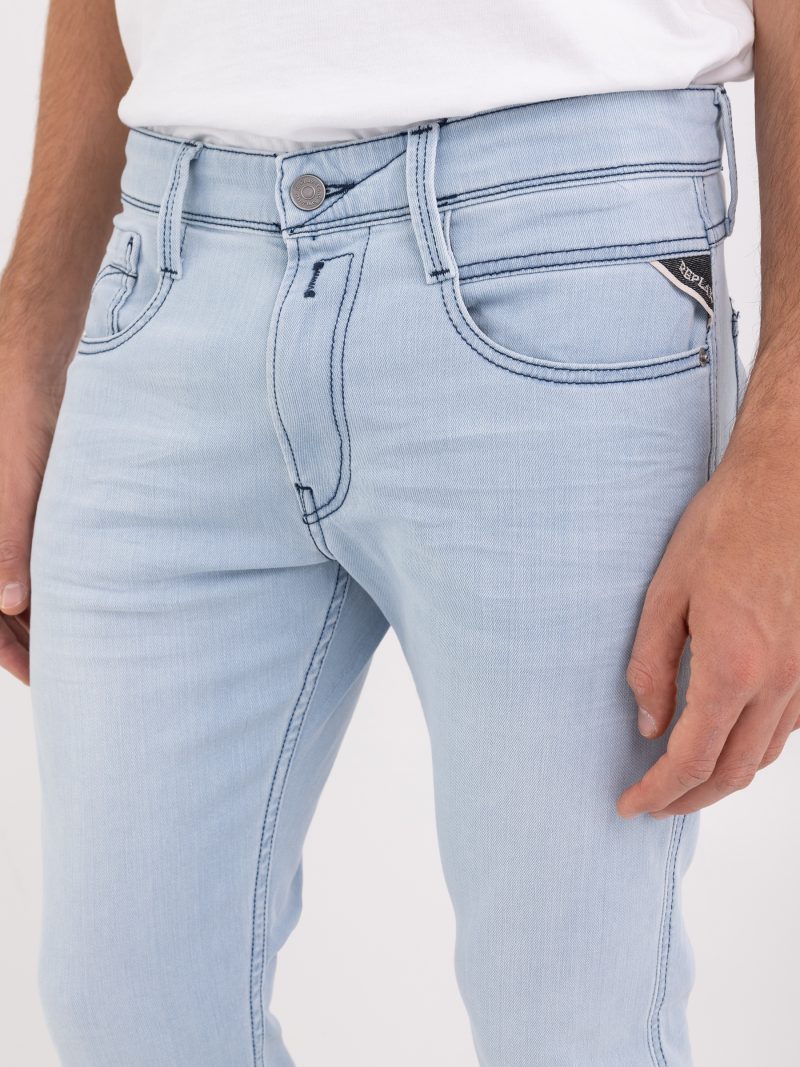 military green 10.5 oz bull hyperflex stretch anbass slim denim