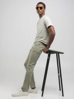 light sage green 9.5 oz stretch bull denim anbass slim fit jeans