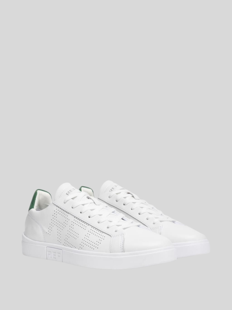 polys studio white green sneakers