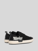 raily low graffiti black sneaker