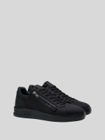 university zip men's black sneaker