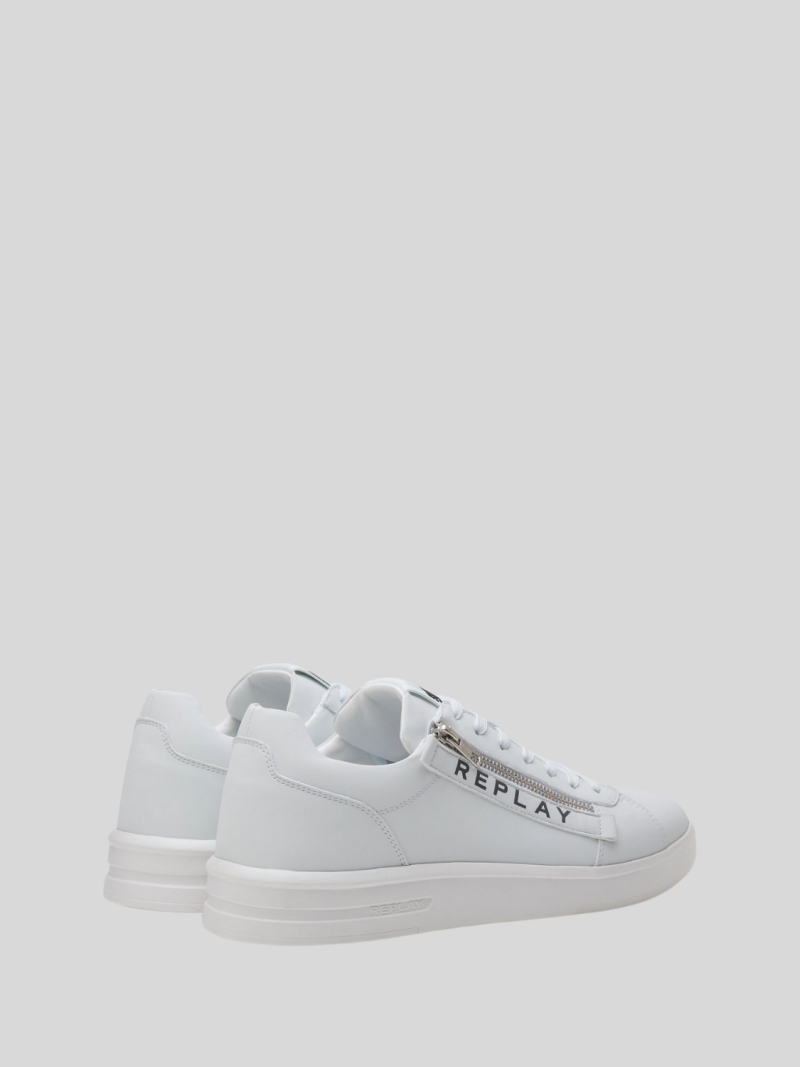 university zip men's black sneaker