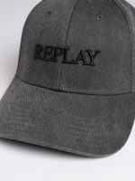 black cap with tonal logo