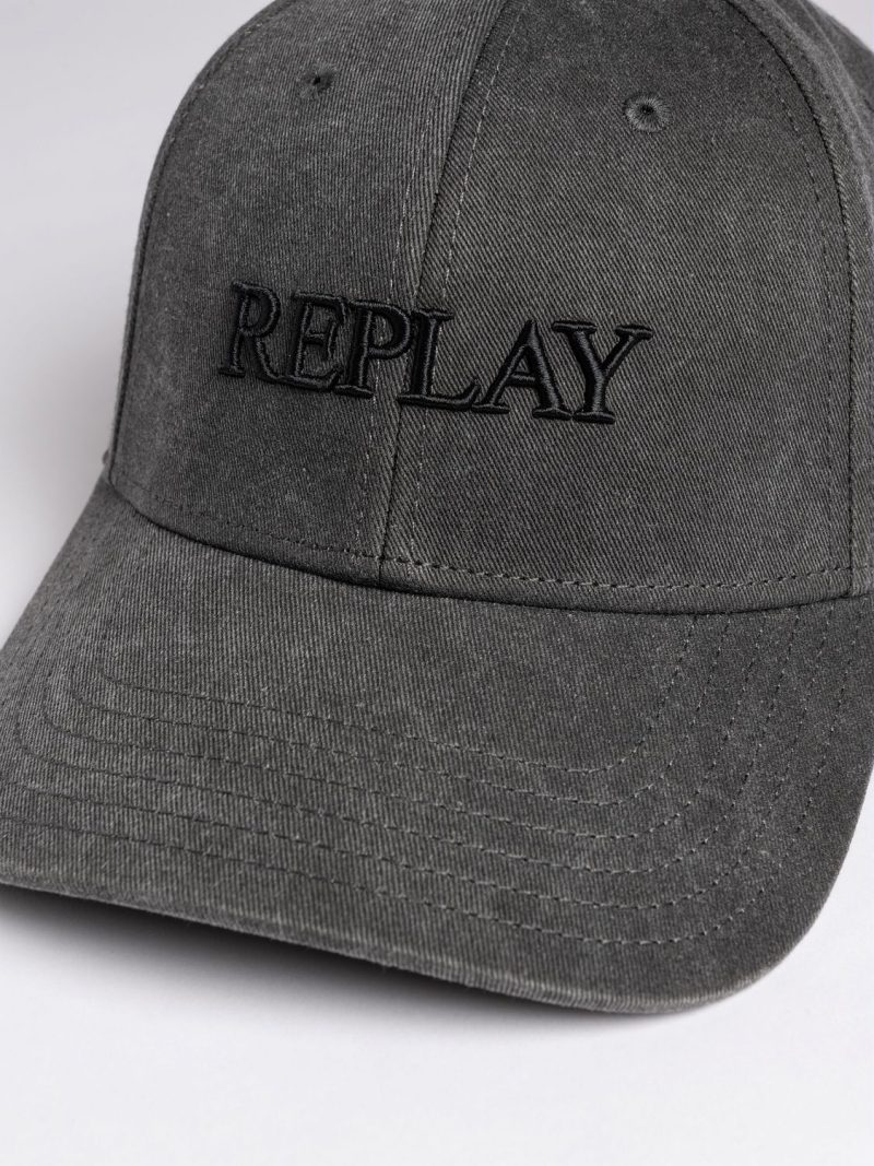 black cap with tonal logo