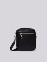 black bag with detachable strap