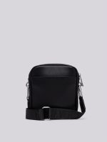 black bag with detachable strap