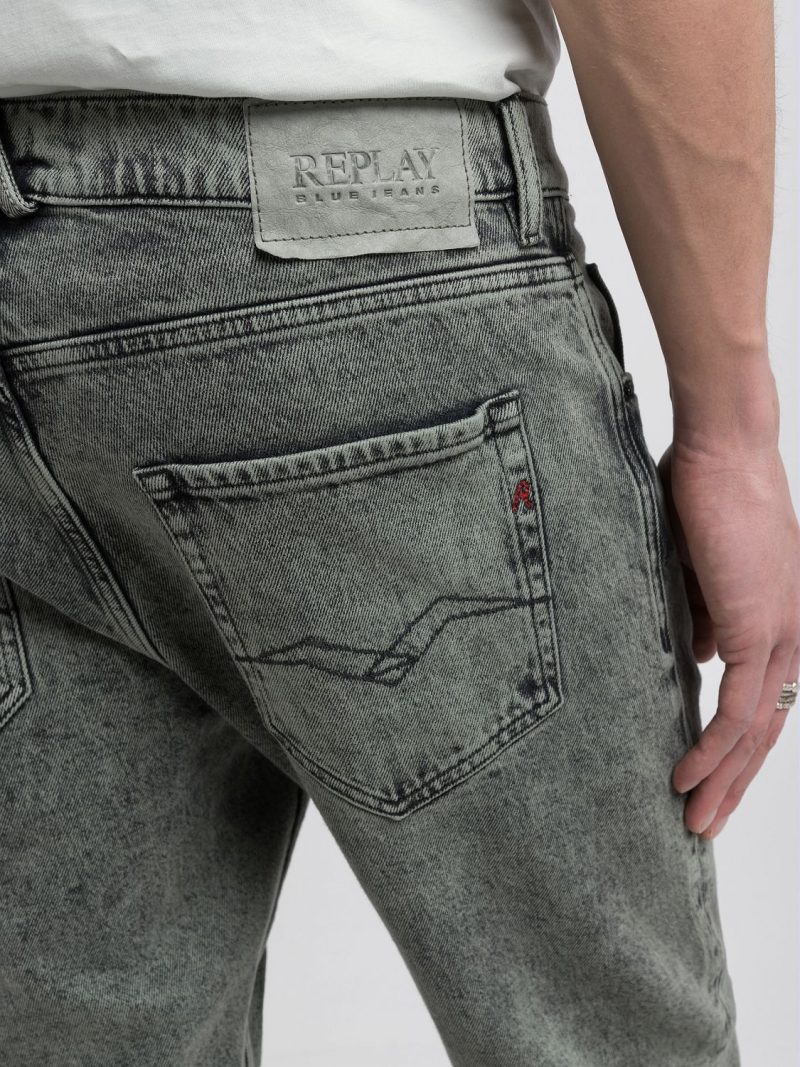 green 12 oz black od comfort denim mickym slim fit jeans