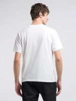 natural white cotton crew neck t shirt