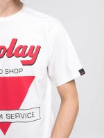 black t shirt red front print (copy)