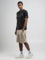 black t shirt with aloha state print