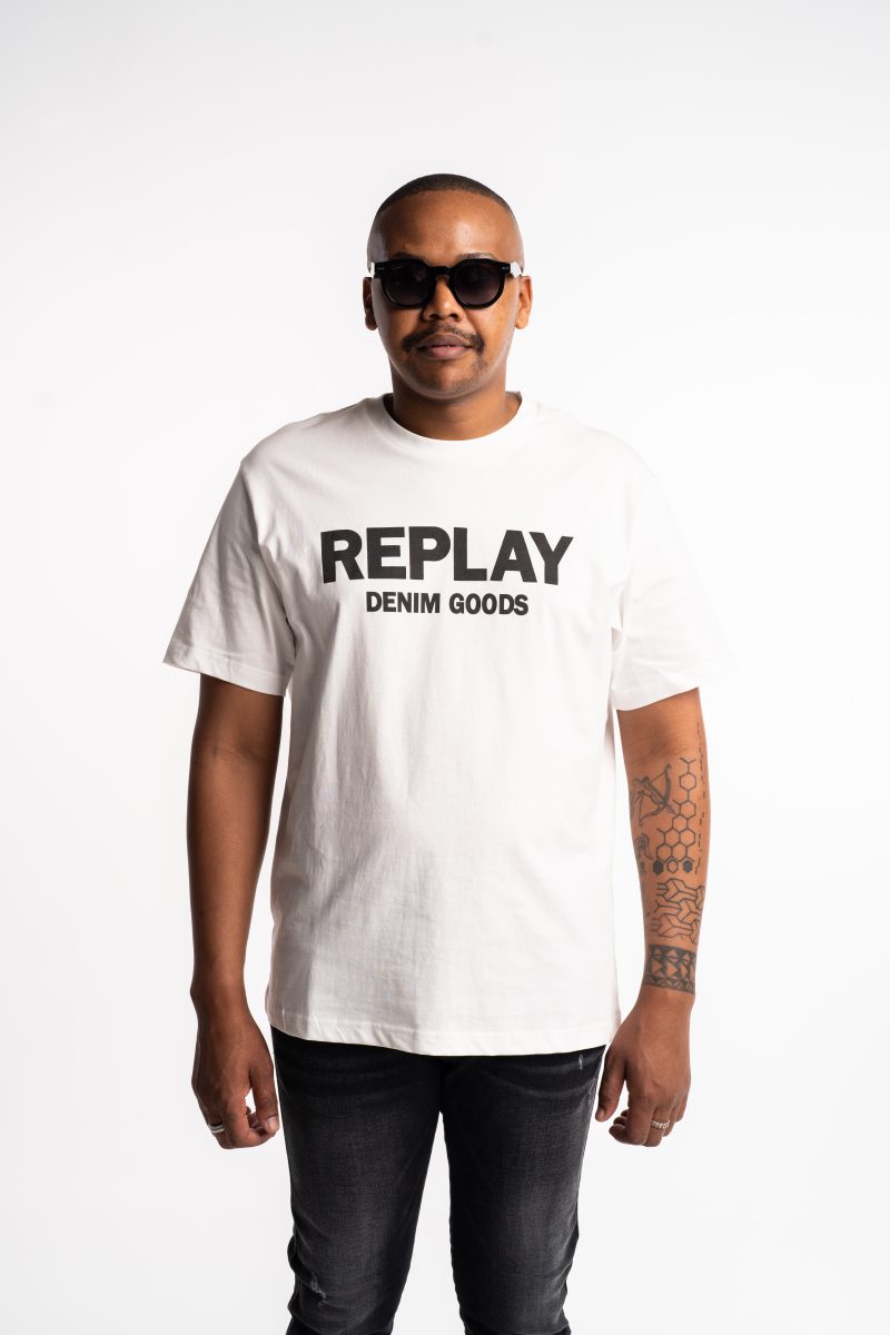 black cotton t shirt with red and white lettering (copy) black cotton t shirt with red and white lettering (copy)