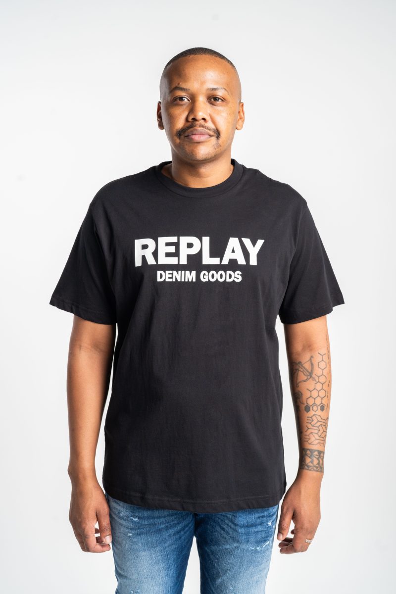 bla cotton t shirt with black lettering (copy) bla cotton t shirt with black lettering (copy)