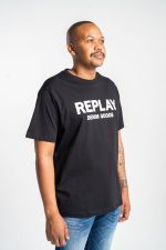 bla cotton t shirt with black lettering (copy)