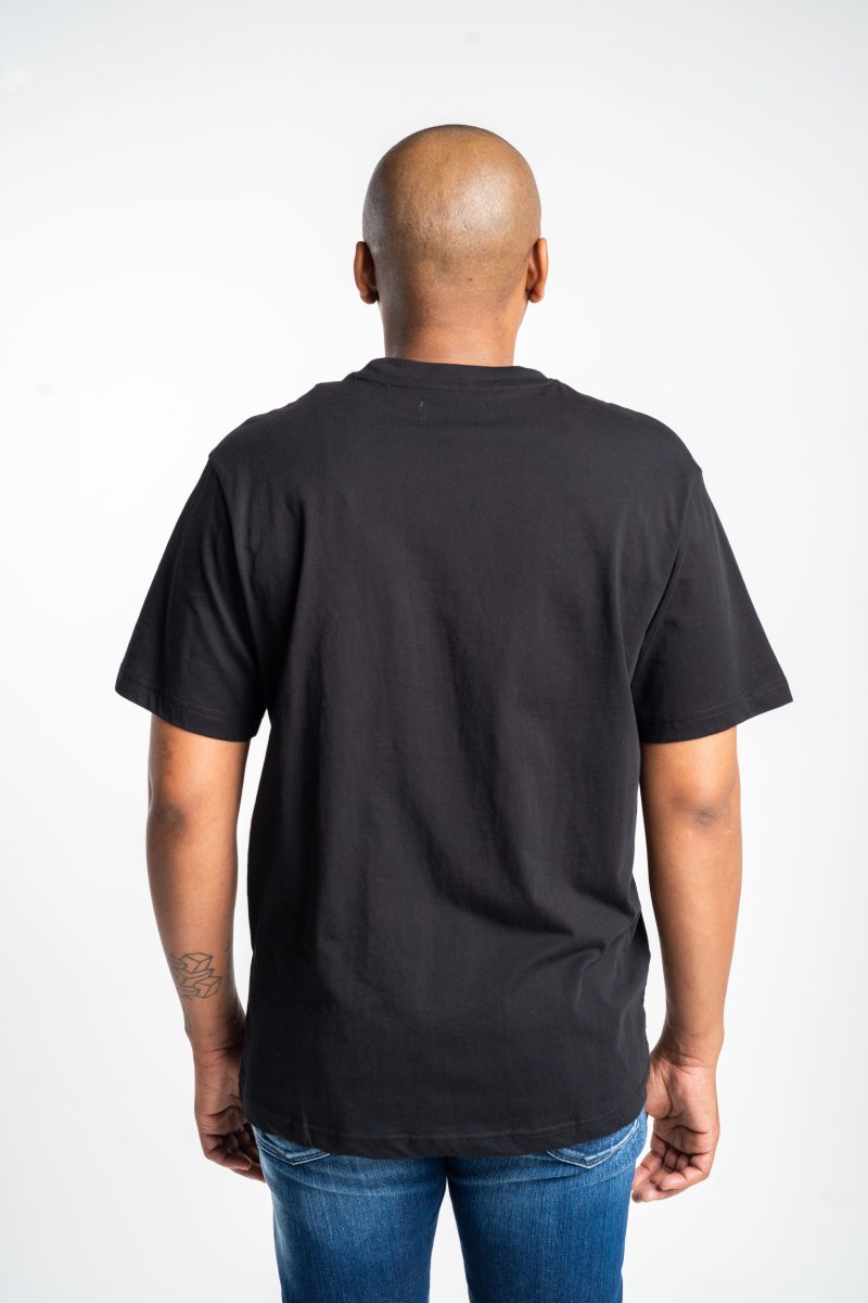 bla cotton t shirt with black lettering (copy)