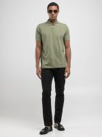 chalk piqué polo shirt with embroidery (copy)