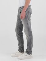medium grey 11.5 oz hyperflex black stretch denim super slim anbass jeans
