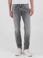 medium grey 11.5 oz hyperflex black stretch denim super slim anbass jeans