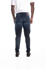 dark blue 10.5 oz blue/black stretch denim super slim bronny jeans