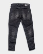 black 10.5 oz black od black stretch denim super slim bronny jeans