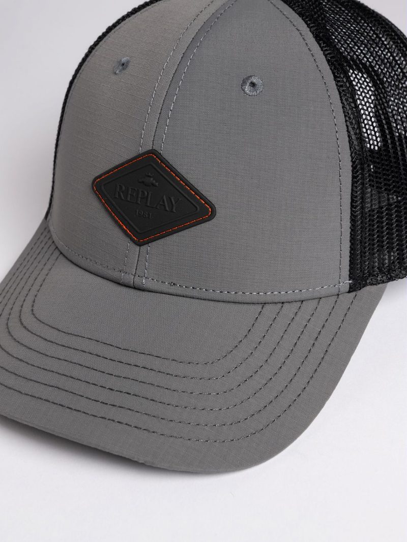 black sand cap with diamond logo