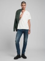 black jersey t shirt with r embroidery (copy)