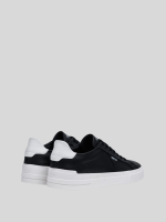 evan class black white sneakers