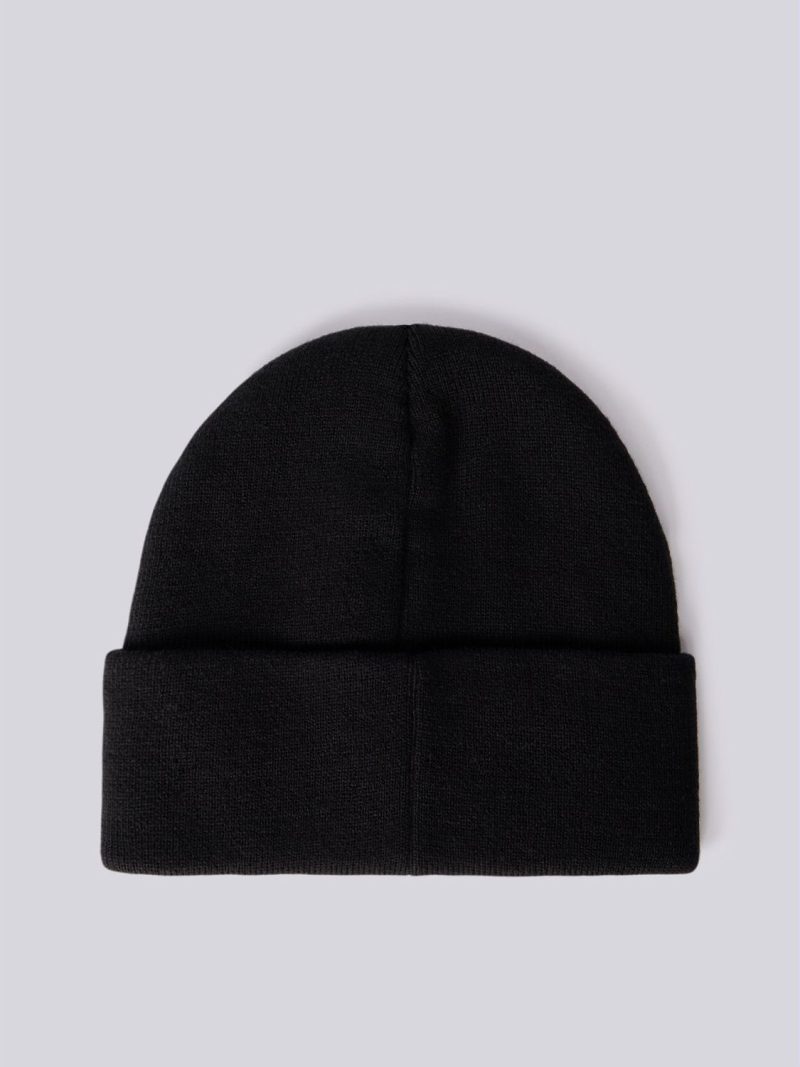 beanie with tiger patch