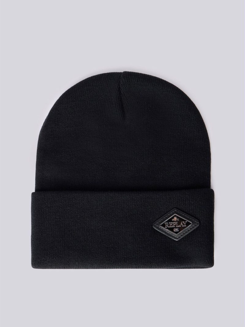 beanie with diamond logo
