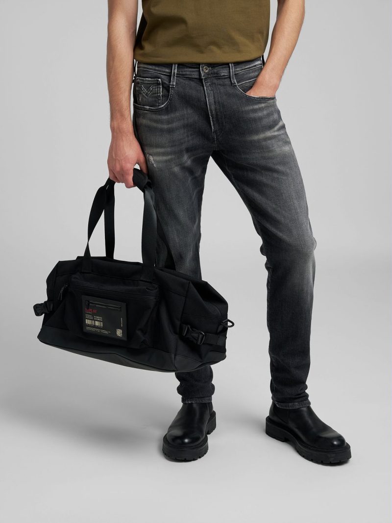 holdall with branded pocket duffelbag