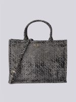 denim tote bag with print