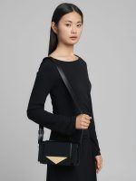crossbody bag with diamond logo