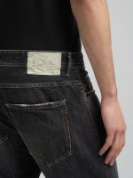 willbi regular fit jeans 11 oz black od brown stretch denim