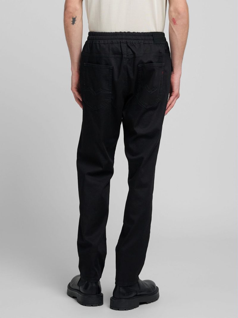 lanny slim fit jean 8 oz super soft str black od denim