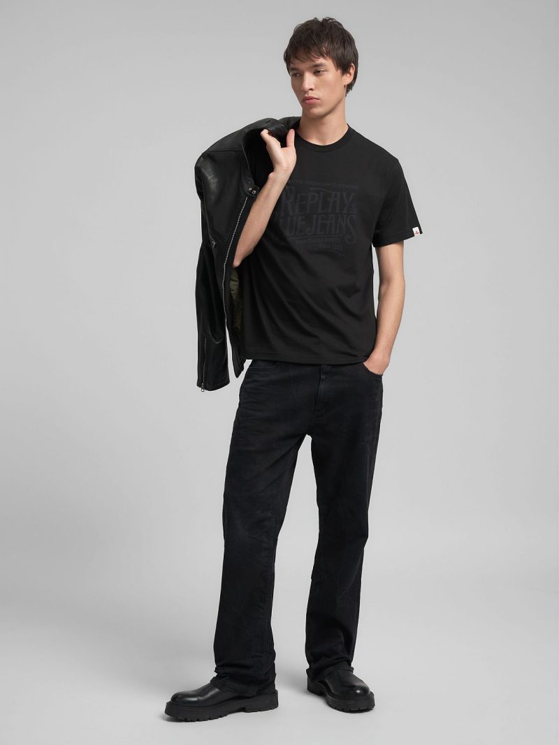 cley booycut fit jeans 11 oz black od comfort denim