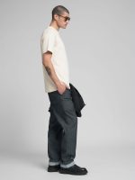 ntaural rope jersey crew neck t shirt with embroidery