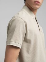 striped trims pique polo