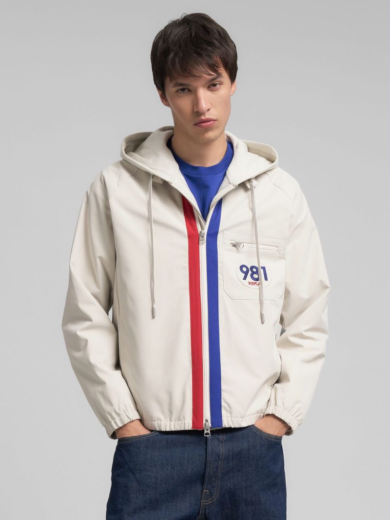 jacket with contrasting details