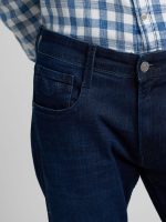 anbass slim fit jeans 10 oz dark indigo power stretch denim