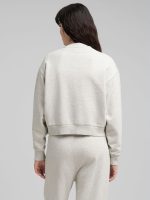 sweatshirt with logo and rose print