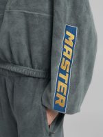 high neck sweatshirt with half zip
