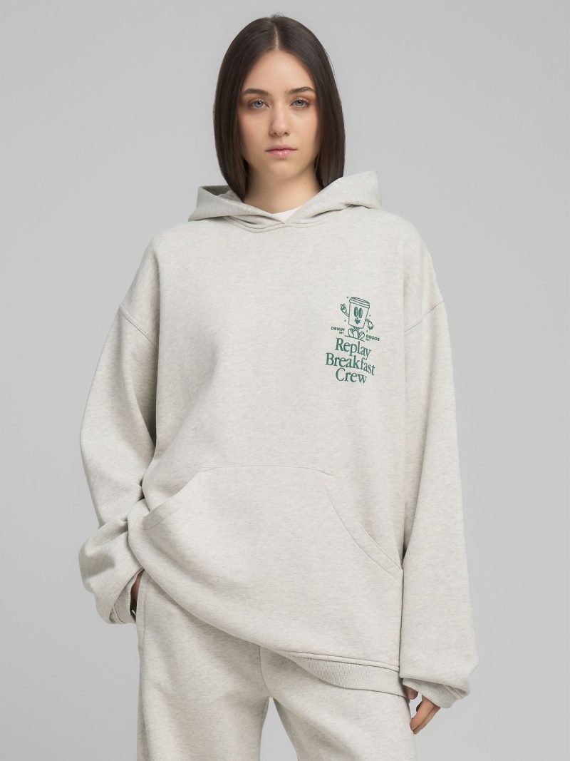 oversized printed hoody