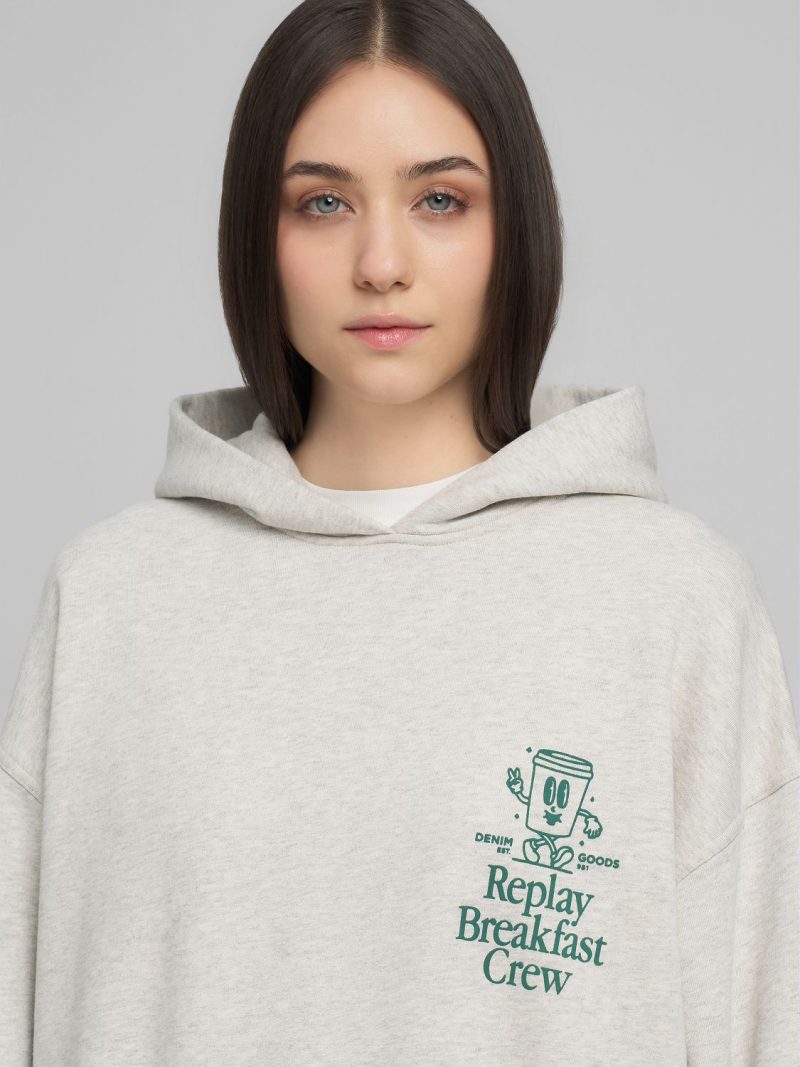 oversized printed hoody