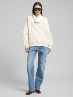 sweatshirt with high wrap neck