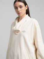 sweatshirt with high wrap neck