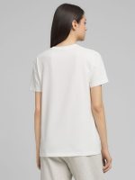 white jersey t shirt with lettering