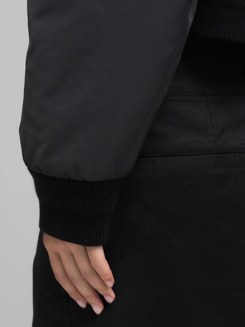 poly satin cropped jacket with maxi lapels